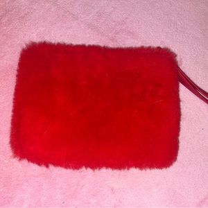 Forever 21 Faux Fur Wristlet